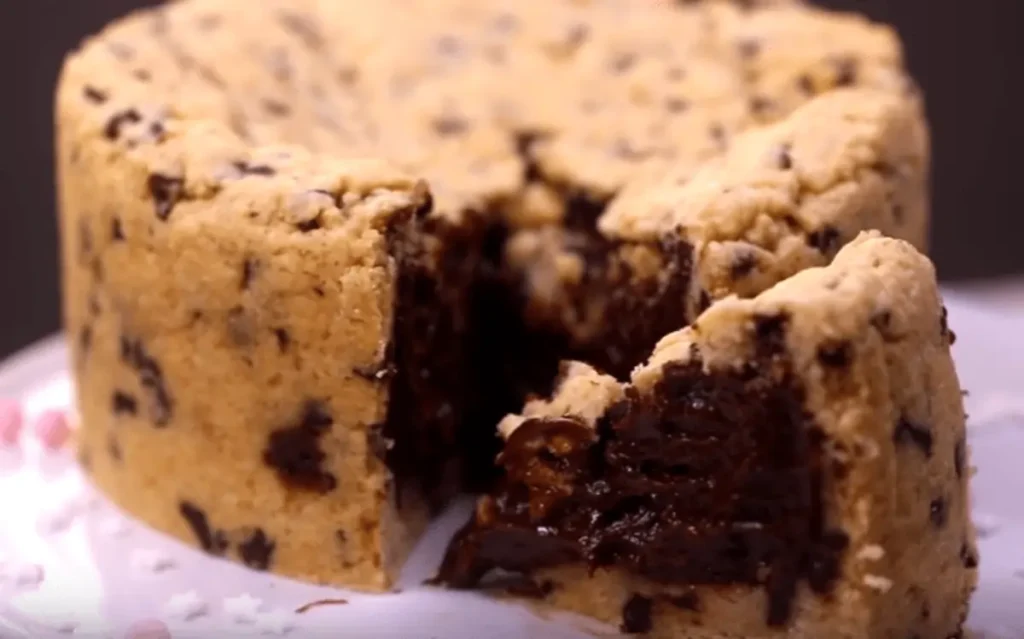 Cookie géant cœur fondant au chocolat